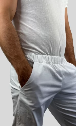 Slim-fit gumis derekú egészségügyi munkaruha-ELASTIC nadrág
