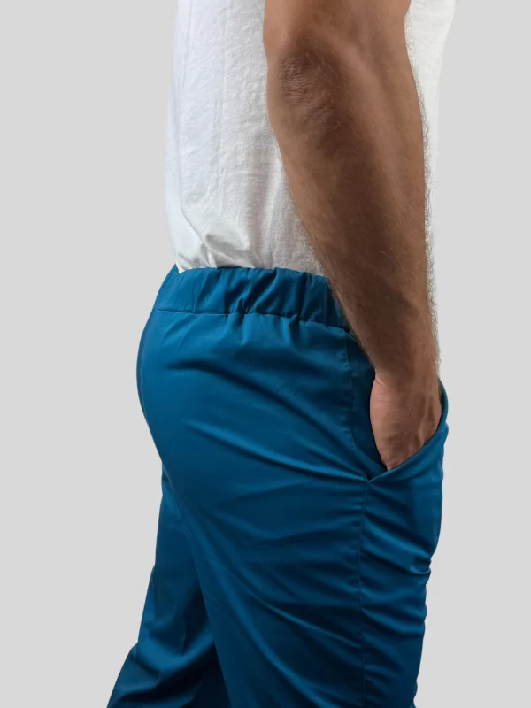Slim-fit gumis derekú egészségügyi munkaruha-ELASTIC nadrág