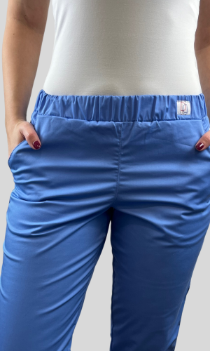 Slim-fit gumis derekú egészségügyi munkaruha-ELASTIC nadrág-4052