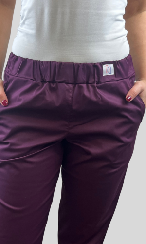Slim-fit gumis derekú egészségügyi munkaruha-ELASTIC nadrág-2080