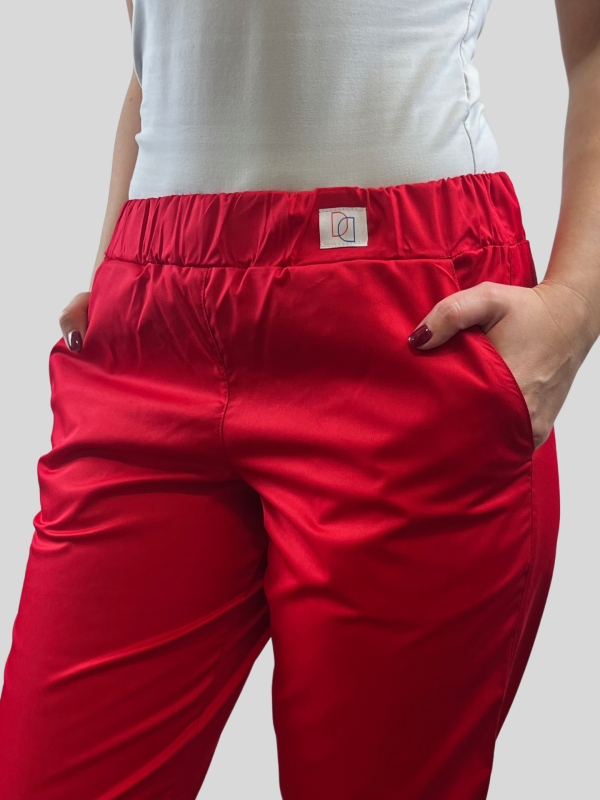 Slim-fit gumis derekú egészségügyi munkaruha-ELASTIC nadrág-2001