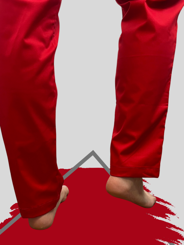 Slim-fit gumis derekú egészségügyi munkaruha-ELASTIC nadrág-2001
