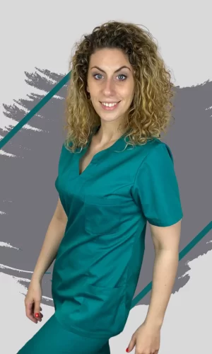 Doktordivat karcsúsított fazonú egészségügyi munkaruha