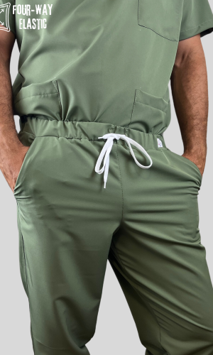 Doktordivat jogger nadrág-4wayelastic-LUNA-Khaki-1