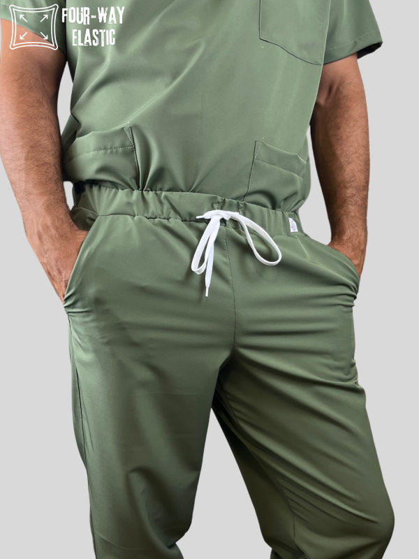 Doktordivat jogger nadrág-4wayelastic-LUNA-Khaki-1