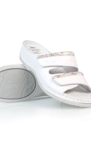 Batz Rea női papucs golden white / arany fehér színben